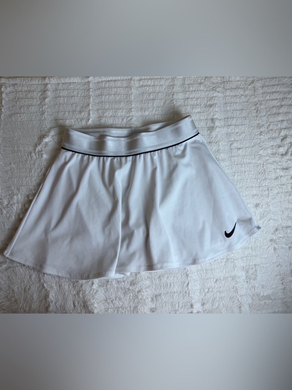 Nike White Dri-FIT Performance Shorts